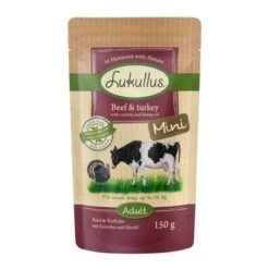 Lukullus Mini Sin Cereales 48 X 150 G - Pack Ahorro -Ofertas Mascotas Tienda 264997 pla luk mini beefturkey 6x150g 5 4