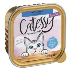 Catessy En Tarrinas 32 X 100 G - Pack Mixto -Ofertas Mascotas Tienda 27635 pla catessy feinepastete krabben 100g 6