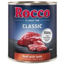 Rocco Classic 24 X 800 G 26 Rocco Classic 24 X 800 G -Ofertas Mascotas Tienda 28014 pla megapack rocco classic rindlamm 800g hs 01 5