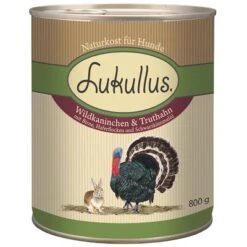 Pack Ahorro: Lukullus 24 X 800 G -Ofertas Mascotas Tienda 28048 pla lukullus wildkaninchen truthahn 6 x 800 g 0