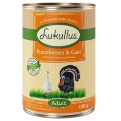 Lukullus Variado En Pack Ahorro: 24 X 400 G 4 Surtidos -Ofertas Mascotas Tienda 28050 pla lukullus putenherzen gans 6 x 400 g 9