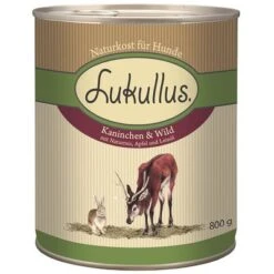 Pack Ahorro: Lukullus 24 X 800 G -Ofertas Mascotas Tienda 28051 pla lukullus kaninchen wild 6 x 800 g 0