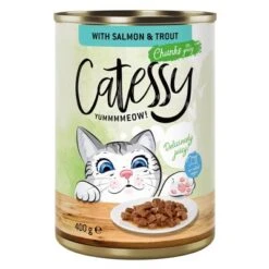 Catessy Bocaditos 24 X 400 G En Latas - Pack Ahorro -Ofertas Mascotas Tienda 28349 pla catessy gravy salmon 400g 0