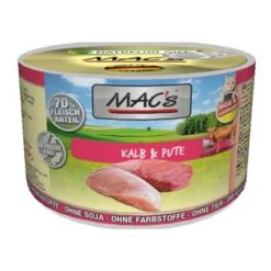 MAC's 6 X 200 G En Latas Para Gatos -Ofertas Mascotas Tienda 2 63294 pla macs cat kalb pute 200g 8