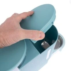 TIAKI Tolva Para Pienso Y Agua, Azul Claro Para Mascotas -Ofertas Mascotas Tienda 302396 tiaki wasser und futterspender fg 6116 2