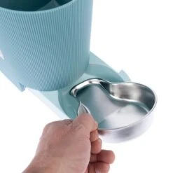 TIAKI Tolva Para Pienso Y Agua, Azul Claro Para Mascotas -Ofertas Mascotas Tienda 302396 tiaki wasser und futterspender fg 6119 7