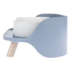 TIAKI Comedero Doble De Cerámica Para Mascotas -Ofertas Mascotas Tienda 302496 tiaki napf duo grau fg 6155 4