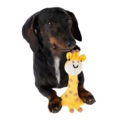 Jirafa De Punto TIAKI Juguete Para Perros -Ofertas Mascotas Tienda 307297 gestrickte giraffe fg 4868 6