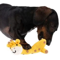 Jirafa De Punto TIAKI Juguete Para Perros -Ofertas Mascotas Tienda 307297 gestrickte giraffe fg 4871 3