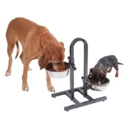 Soporte Ajustable Con Dos Comederos De 1,6 L -Ofertas Mascotas Tienda 313525 u hundebar 07 dsc9203 5