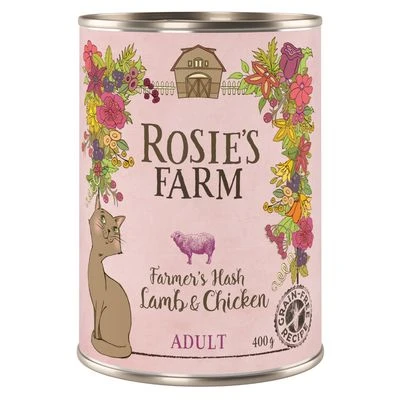 Rosie's Farm Adult 6 X 400 G Para Gatos 1 Rosie's Farm Adult 6 X 400 G Para Gatos