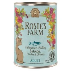 Rosie's Farm Adult 6 X 400 G Para Gatos 9 Rosie's Farm Adult 6 X 400 G Para Gatos -Ofertas Mascotas Tienda 315198 pla rosie sfarm adult salmonchickenshrimp 400g 5