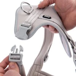 Arnés TIAKI Neoprene Gris Para Perros -Ofertas Mascotas Tienda 323034 neoprene geschirr xl grau fg 8080 0