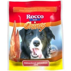 Megapack Rocco Chings Originals Láminas De Carne Para Perros 15 X 250 G -Ofertas Mascotas Tienda 32417 PLA Rocco Chings Huehnerbrust 250 g 3