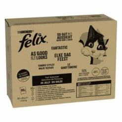 Jumbopack Felix Fantastic 80 X 85 G -Ofertas Mascotas Tienda 326397 nestle megapack felix sogutwieesaussieht pouches fishmix 80x85g hs 03 1 1
