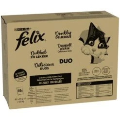 Jumbopack Felix Fantastic 80 X 85 G -Ofertas Mascotas Tienda 326498 pla nestle felix doppelt lecker auswahl vom land 5