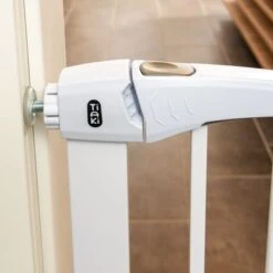 Barrera Blanca TIAKI Con 7 Cm De Extensión Para Perros -Ofertas Mascotas Tienda 334597 tiaki dog gate white fg 8192 7