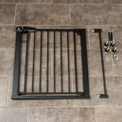 Barrera Negra TIAKI Con 7 Cm De Extensión Para Perros -Ofertas Mascotas Tienda 334696 tiaki dog gate black fg 8217 1