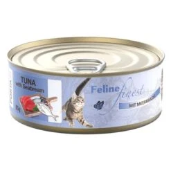 Feline Finest 6 X 85 G Comida Húmeda Para Gatos -Ofertas Mascotas Tienda 342998 pla feline finest katzen nassfutter thunfisch meerbrasse 85g hs 01 8