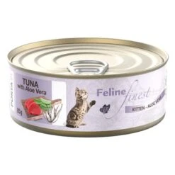Feline Finest 6 X 85 G Comida Húmeda Para Gatos -Ofertas Mascotas Tienda 343096 pla feline finest katzen nassfutter kitten thunfisch aloe 85g hs 01 8