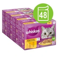 Megapack Whiskas 1+ Años 48 X 85 G En Bolsitas -Ofertas Mascotas Tienda 355699 mars megapack whiskas 1 adult frischebeutel 48x 2