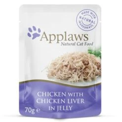 Applaws En Gelatina 16 X 70 G -Ofertas Mascotas Tienda 362096 pla applaws pouch in jelly huhn mit leber 70 g hs 1 1 4