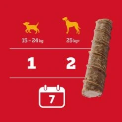 Pedigree Ranchos Rollos Rellenos Maxi Para Perros -Ofertas Mascotas Tienda 371298 pedigree ranchos gefuelte kaurollen maxi 10x80g hs 06 6