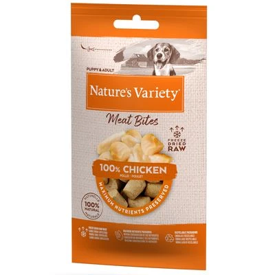Nature's Variety Meat Bites Snack Liofilizado Para Perros 3 Nature's Variety Meat Bites Snack Liofilizado Para Perros - Imagen 3
