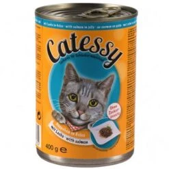 Catessy Bocaditos 24 X 400 G En Latas - Pack Ahorro -Ofertas Mascotas Tienda 373821 catessy gelee lachs 9 1