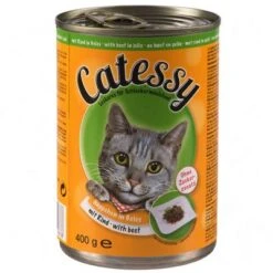 Catessy Bocaditos 24 X 400 G En Latas - Pack Ahorro -Ofertas Mascotas Tienda 373821 catessy gelee rind 9 1