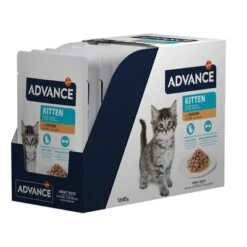 Advance Kitten Con Pollo Comida Húmeda Para Gatos -Ofertas Mascotas Tienda 374500 pla advance kitten huhn 12x85g hs 01 0