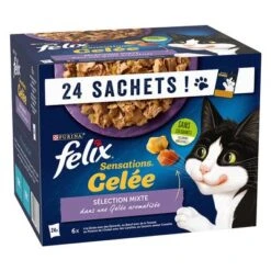 Felix Sensations 48 X 85 G - Pack Ahorro -Ofertas Mascotas Tienda 383500 pla nestle felix sensations pouches 24x85g hs 01 9