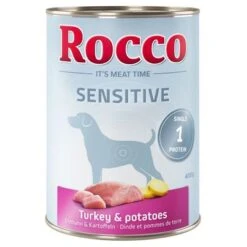 Rocco Sensitive Pack Ahorro 24 X 400 G -Ofertas Mascotas Tienda 38667 pla rocco sensitive turkeypotatoes 400g hs 01 8