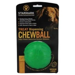 Starmark Pelota Portasnacks Para Perros -Ofertas Mascotas Tienda 388800 pla starmark treat dispensing chewball hs 01 4