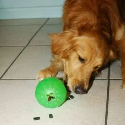 Starmark Pelota Portasnacks Para Perros -Ofertas Mascotas Tienda 388801 starmark treat dispensing chewball hs 04 0