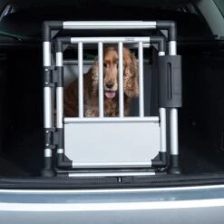 Jaula De Transporte Trixie De Aluminio -Ofertas Mascotas Tienda 42572 trixie transportbox alu fg 3589 7