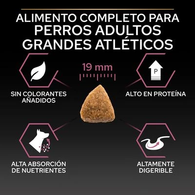 Purina Pro Plan Large Athletic Adult Sensitive Skin Salmón 6 Purina Pro Plan Large Athletic Adult Sensitive Skin Salmón - Imagen 6