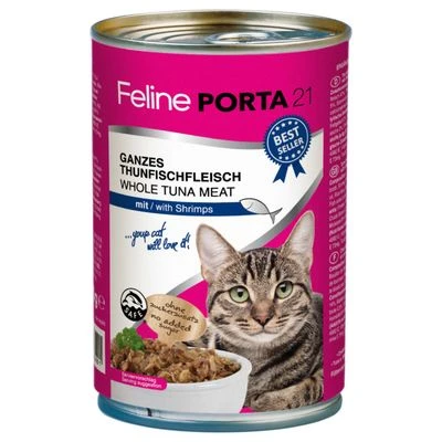 Feline Porta 21 Comida Para Gatos 6 X 400 G 2 Feline Porta 21 Comida Para Gatos 6 X 400 G - Imagen 2