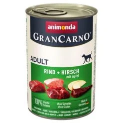 Animonda GranCarno Original Adult 6 X 400 G -Ofertas Mascotas Tienda 51231 pla animonda grancarno adult rindwildapfel 400g 1