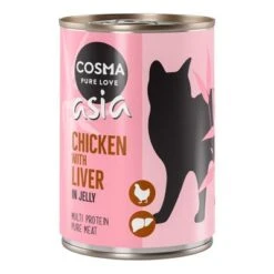 Cosma Asia En Gelatina 6 X 400 G -Ofertas Mascotas Tienda 52937 pla cosma asia chickenliver 400g 8 2