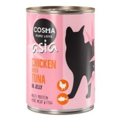 Cosma Asia En Gelatina 6 X 400 G -Ofertas Mascotas Tienda 55136 pla cosma asia chickentuna 400g 5 2