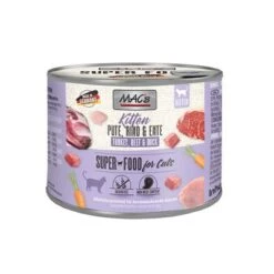 MAC's 6 X 200 G En Latas Para Gatos -Ofertas Mascotas Tienda 63289 pla macs cat kitten pute rind ente 200g hs 1 1 2