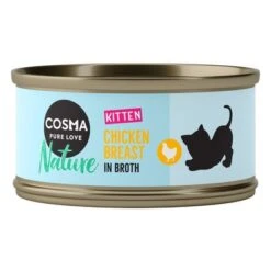 Pack Ahorro: Cosma Nature Kitten 24 X 70 G -Ofertas Mascotas Tienda 64777 pla cosmanature kitten chickenbreast 70g 4