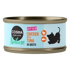 Pack Ahorro: Cosma Nature Kitten 24 X 70 G -Ofertas Mascotas Tienda 64868 pla cosmanature kitten chickentuna 70g 5