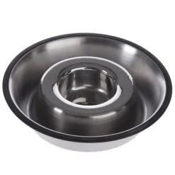 Comedero Antivoracidad De Acero Para Perros -Ofertas Mascotas Tienda 66523 pla antischlingnapf fg 0938 0