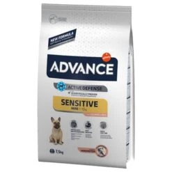 Advance Mini Sensitive Con Salmón Y Arroz -Ofertas Mascotas Tienda 66979 pla advance minisensitive 7 5kg hs 01 2