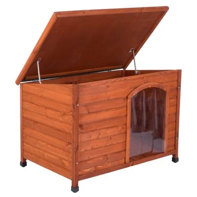 Caseta De Madera Woody Premium Con Puerta Para Perros 16 Caseta De Madera Woody Premium Con Puerta Para Perros - Imagen 16
