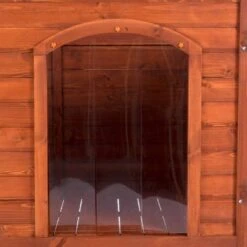 Caseta De Madera Woody Premium Con Puerta Para Perros 32 Caseta De Madera Woody Premium Con Puerta Para Perros -Ofertas Mascotas Tienda 70354 hundehuette flachdach fg 1120029 3