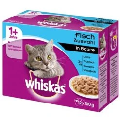 Megapack Whiskas 1+ Años 48 X 85 G En Bolsitas -Ofertas Mascotas Tienda 70814 pla whi fischingelee 0
