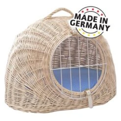 Cueva Y Transportín De Mimbre Aumüller Con Cojín Para Mascotas -Ofertas Mascotas Tienda 78349 aumueller korbhoehle made in germany 8